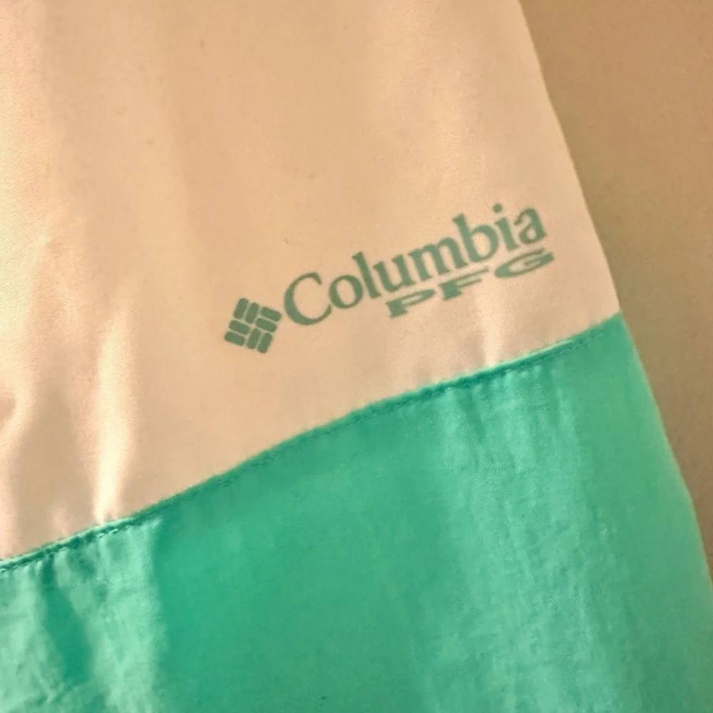 Columbia PFG Color Red Blue White XL Windbreaker Jacket - Picture 4 of 7